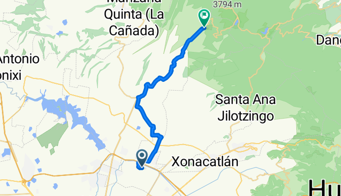 De 9CX5+JH a T. C. (Ixtlahuaca de Rayón - Naucalpan) - Temoaya