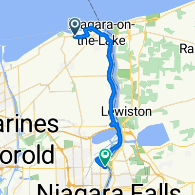 Lakeshore Rd, Niagara on the Lake to River Rd, Niagara Falls
