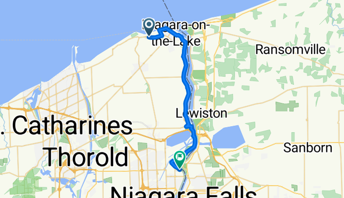 Lakeshore Rd, Niagara on the Lake to River Rd, Niagara Falls