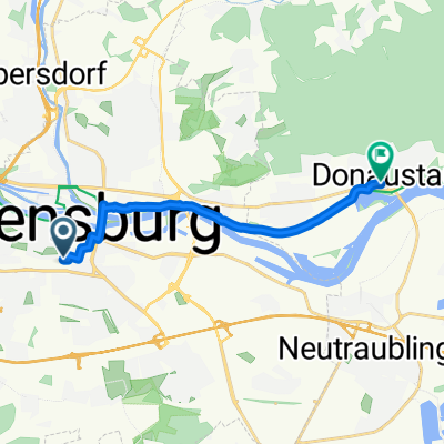 Bahnhofstraße, Regensburg nach Maxstraße, Donaustauf