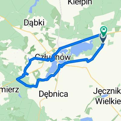 Wokół jeziora w Człuchowie