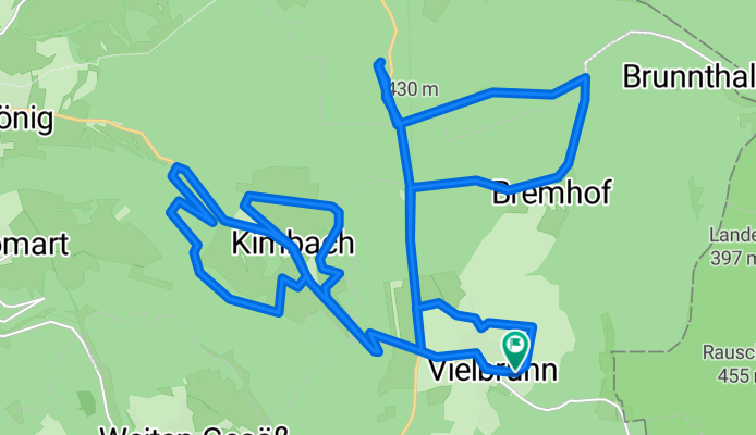 Rundum Vielbrunn und Kimbach und Wp10/11