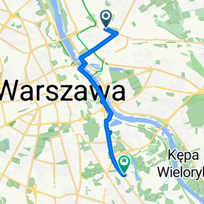 Witebska, Warszawa do Powsińska, Warszawa
