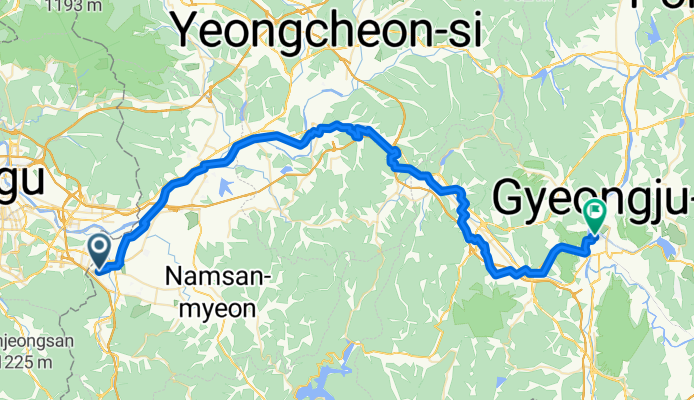 성암로5길, 경산시에서 성건동, 경주시까지