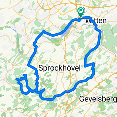 Frackmannsfeld, Witten nach Graf-Engelbert-Weg, Hattingen