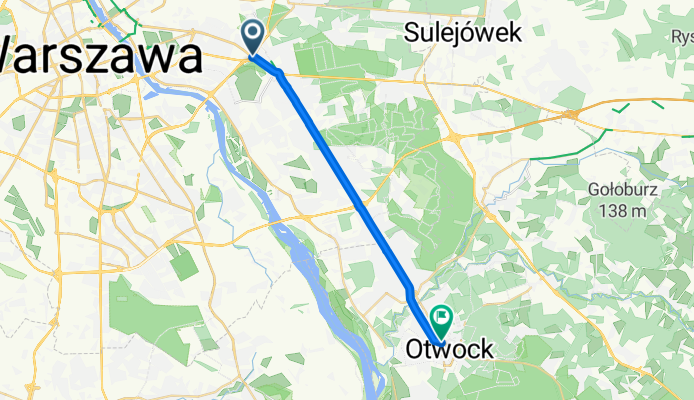 Ostrobramska, Warszawa do Otwock