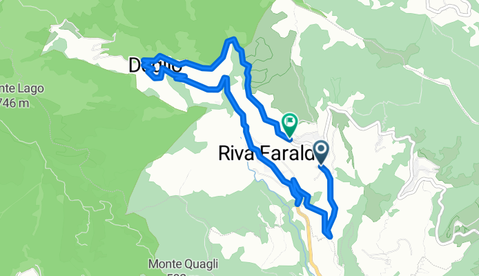 Route in Villa Faraldi