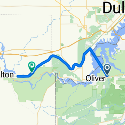 South Riverview Drive to Willard Munger State Trail (Alex Laveau Memorial Trail)