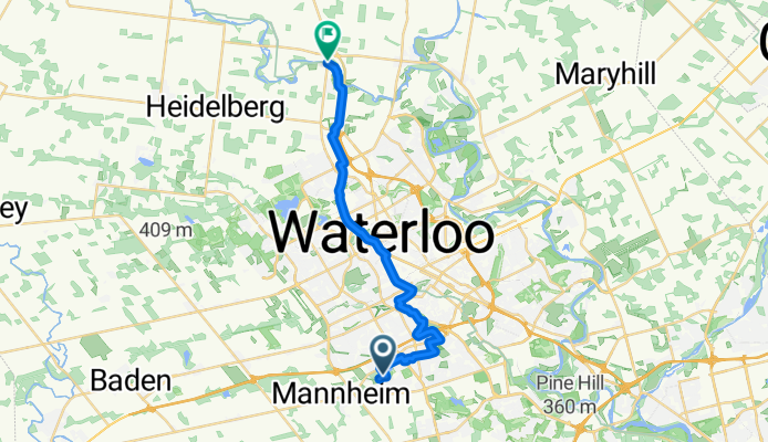 From Kitchener to Saint Jacobs