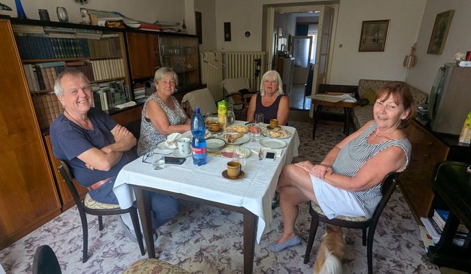 Foto 1 de la ruta de Bikemap "Oběd u Evy s Jirkou a Alenou"