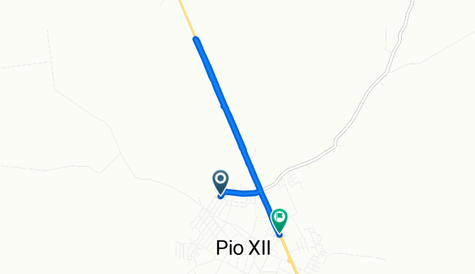 Rua Três, Pio Xii a Rua do Sossego, Pio Xii