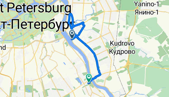 Зольная улица, Санкт-Петербург до улица Бабушкина, Санкт-Петербург
