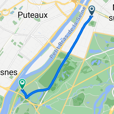 Tunnel de Neuilly, Neuilly-sur-Seine nach Allée du Bord de l'Eau, Paris