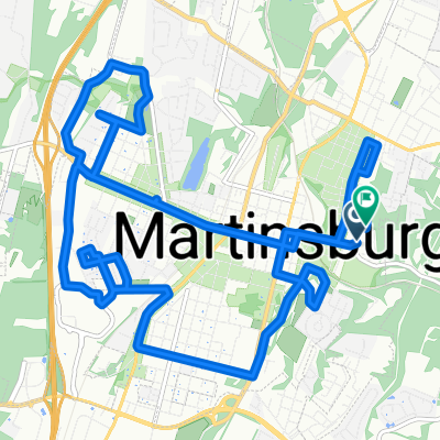 Teneno St, Martinsburg to Teneno St, Martinsburg