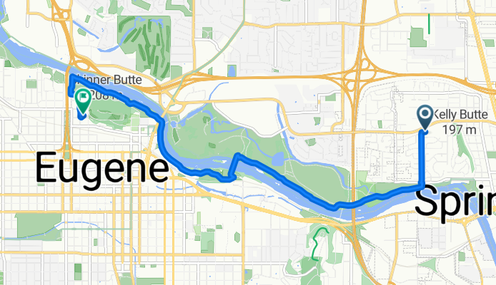 W Centennial Blvd, Springfield to Lawrence St, Eugene