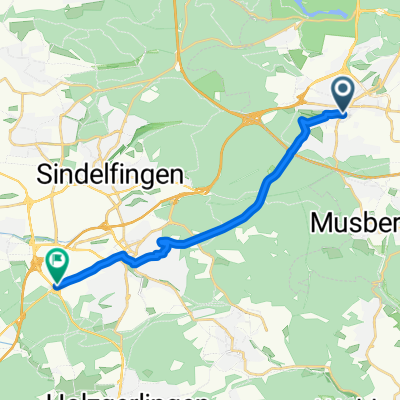 Von Stuttgart bis Böblingen