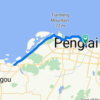 县后东路, 烟台市 à 海市东路, 烟台市