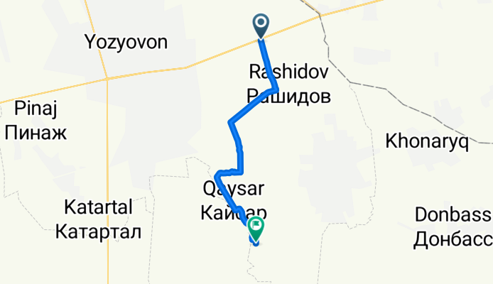 Moderate route