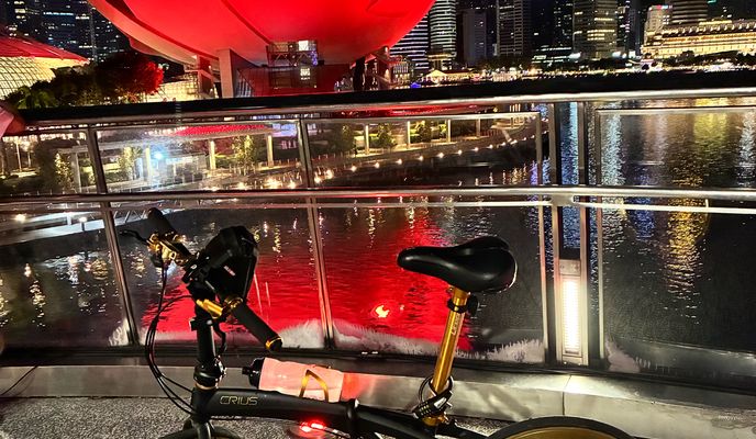 Photo 1 de l’itinéraire Bikemap « Bayfront Link, Singapore to Punggol Field, Singapore »