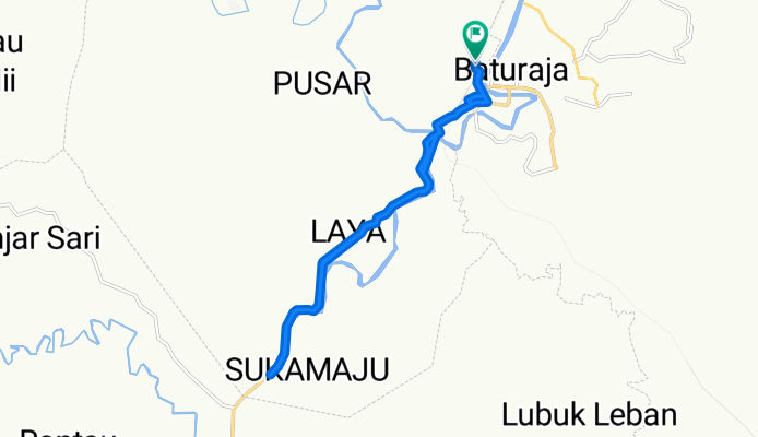 Jalan Komisaris Umar No.33 to Jalan Komisaris Umar No.33