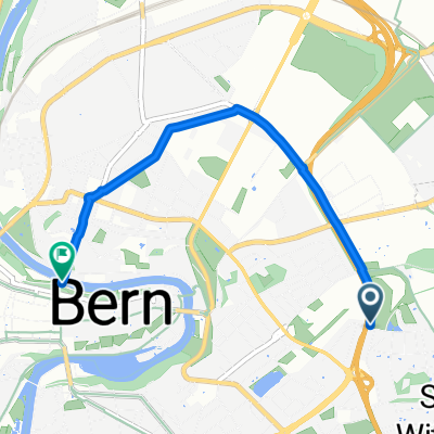 Route from Bern