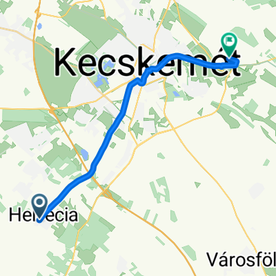 Kiskőrösi út, Helvécia - Repülőtér És Védőterülete, Kecskemét