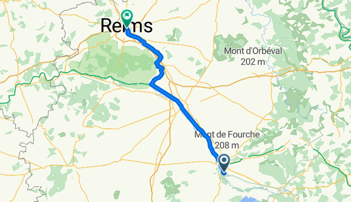 Frignicourt - Reims