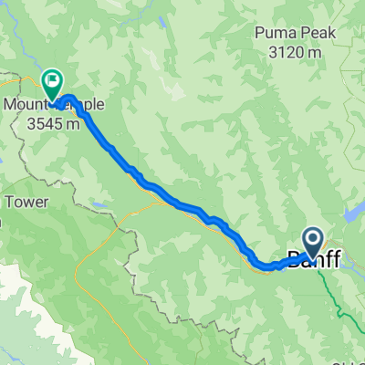 Bear St, Banff to Lake Louise Dr, Improvement District No. 9 Banff