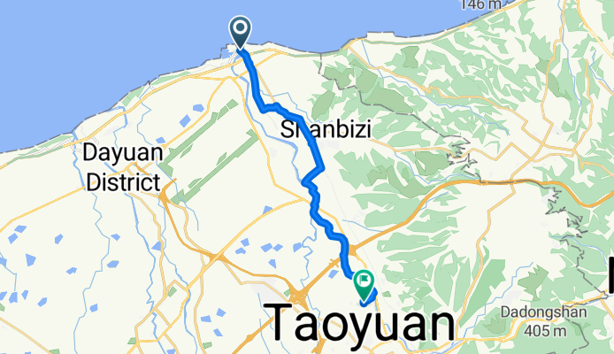 Shalun Village, Dayuan District to Tong'an St, Taoyuan District