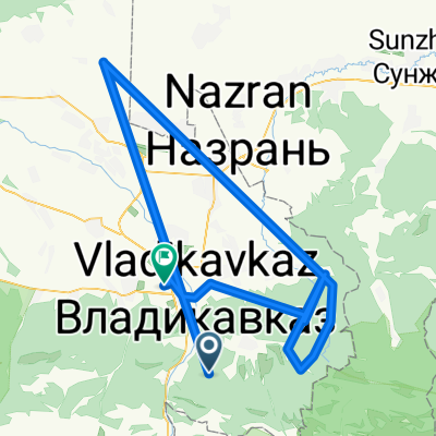 Маршрут в улица Асланбека Хадарцева