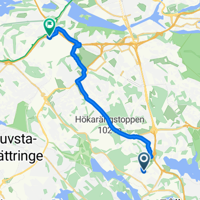 Farsta Torg, Farsta to Vretensborgsvägen, Hägersten