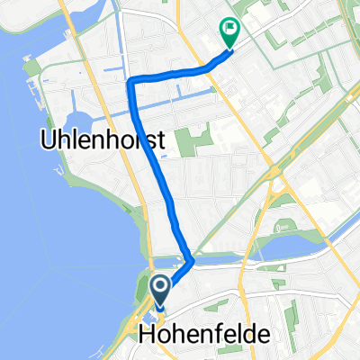 Ackermannstraße, Hamburg nach Beethovenstraße, Hamburg