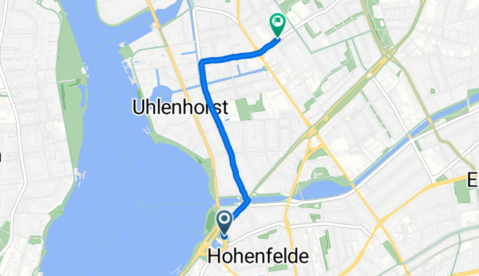Ackermannstraße, Hamburg nach Beethovenstraße, Hamburg