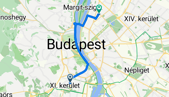 Tétényi út, Budapest - Dózsa György út, Budapest