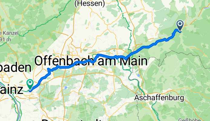 Wächtersbach - Flörsheim am Main