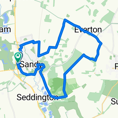 10miler loop to Everton and back mainly off-road