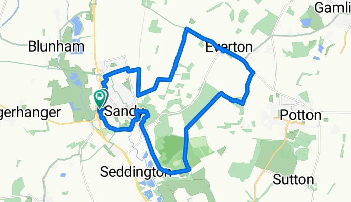 10miler loop to Everton and back mainly off-road