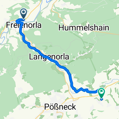 Orlamünde nach Ortsstraße