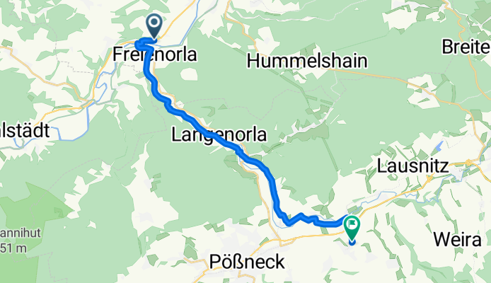 Orlamünde nach Ortsstraße