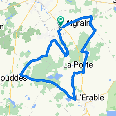De Route de la Sablière 5204F à Route de la Sablière 5204F