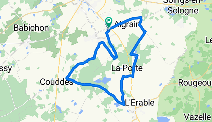 De Route de la Sablière 5204F à Route de la Sablière 5204F