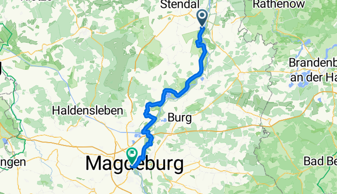 Etappe 7 Tangermünde - Magdeburg Hbf /