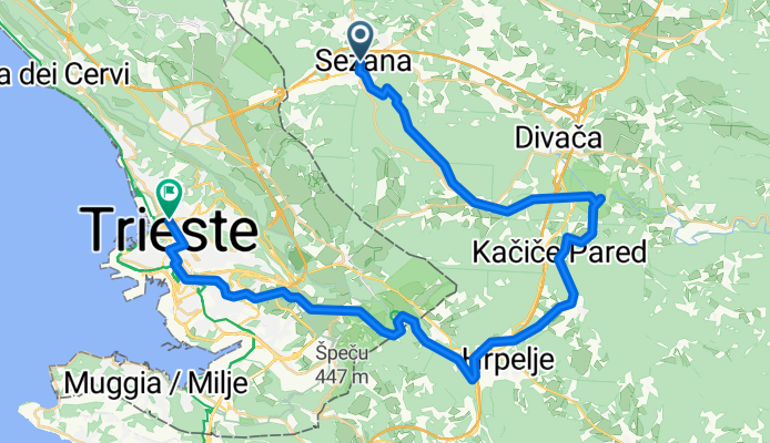 Sežana občina to Via Pierluigi da Palestrina 2A