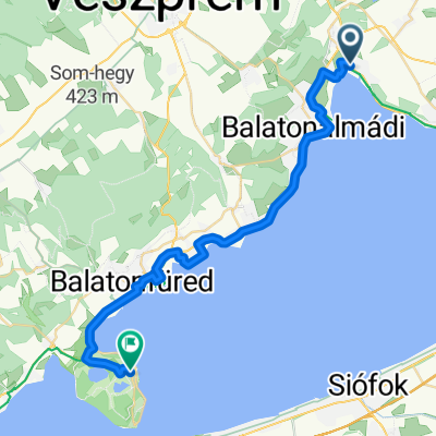 From Balatonfűzfő to Tihany