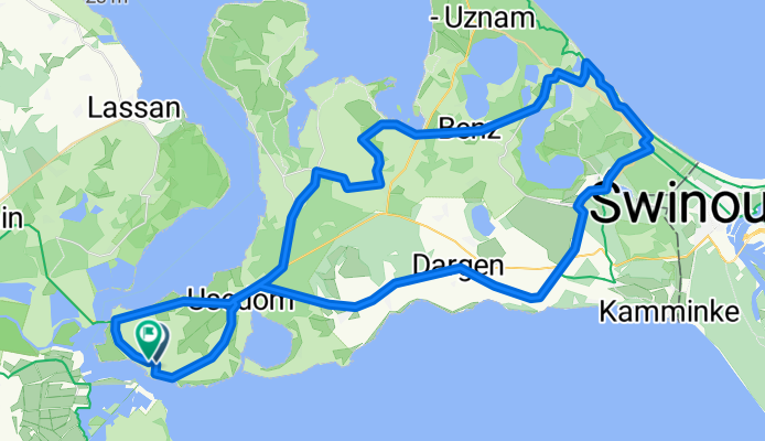 Route in Usedom