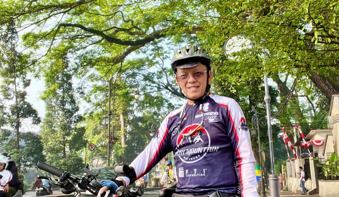 Photo 2 of the Bikemap route "Dago Mountain View - Bojongkoneng"