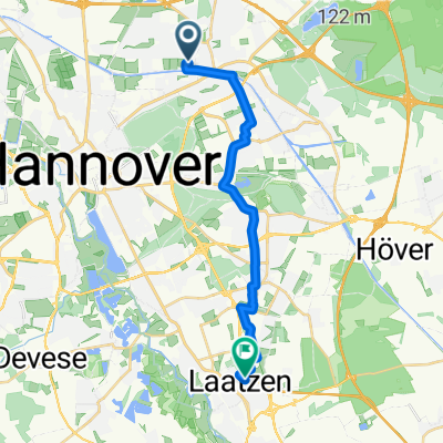 Scheffelfeld, Hannover nach Pestalozzistraße, Laatzen