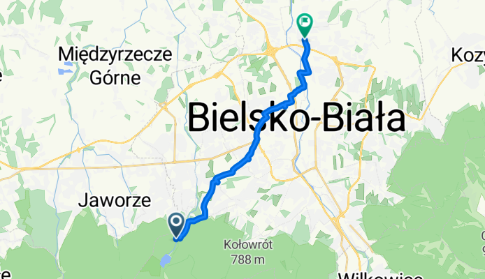 Bielsko-Biała do Jacka Odrowąża, Bielsko-Biała