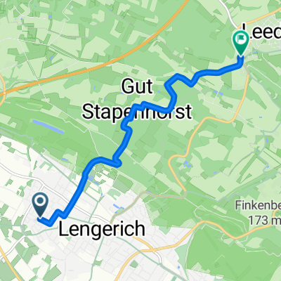 Sternenweg, Lengerich nach Stift, Tecklenburg
