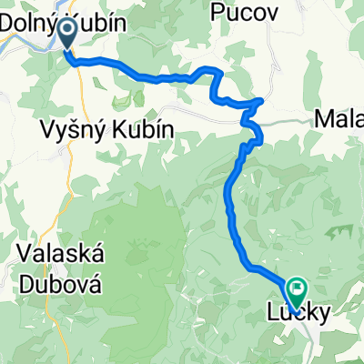 D.Kubín- Srňacie- Osádka- Lúčky